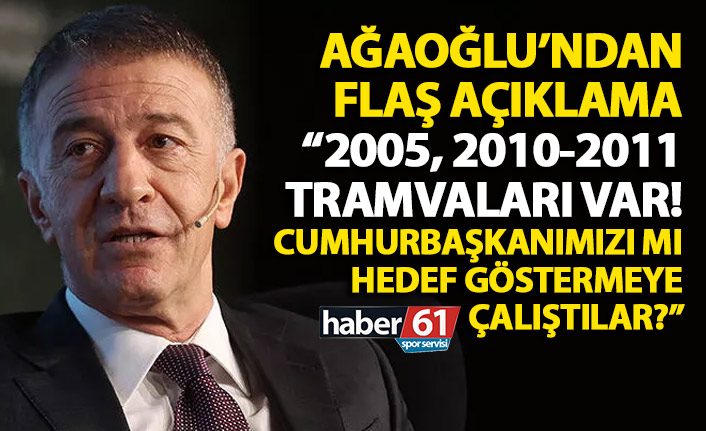 Ahmet Ağaoğlu’ndan Fenerbahçe sorusuna yanıt: Sayın cumhurbaşkanını mı hedef göstermek istediler?