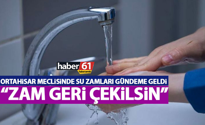 Ömer Dayı: Su zamları geri çekilsin