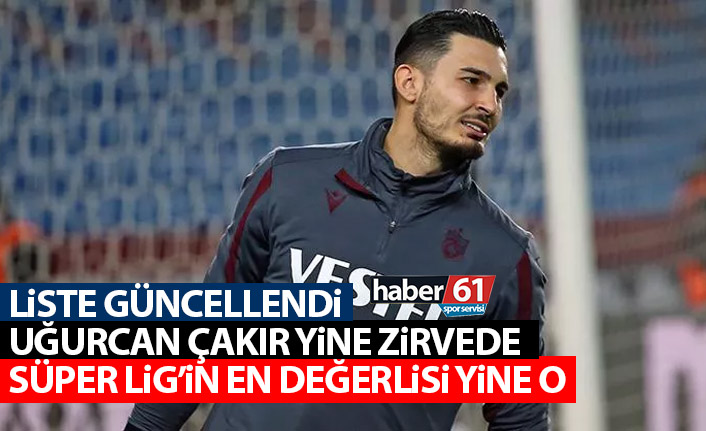 Liste güncellendi! Süper Lig'in en değerlisi yine Uğurcan Çakır
