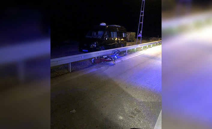 Hatay'da motosiklet kazası