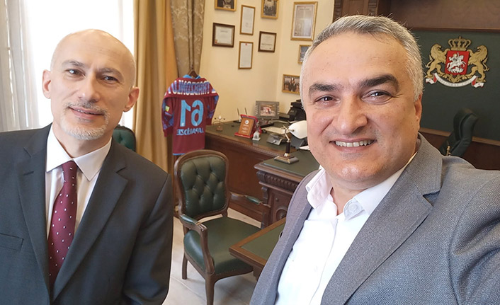 Külekçi’den Gürcistan Başkonsolosuna ziyaret! "Gürcüler tarih boyunca Türklerin yanında olmuştur"