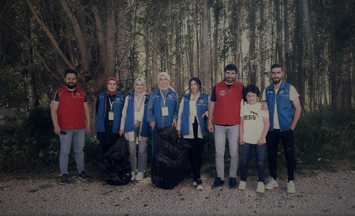 Bayburtlu gençlerden çevre duyarlılığı