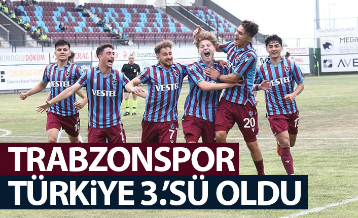Trabzonspor Türkiye 3.'sü oldu