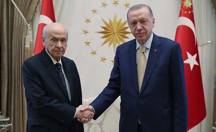 Cumhurbaşkanı Erdoğan, MHP Genel Başkanı Bahçeli ile görüştü