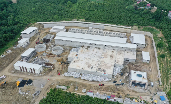 Trabzon İçme Suyu Arıtma Tesisi inşası devam ediyor