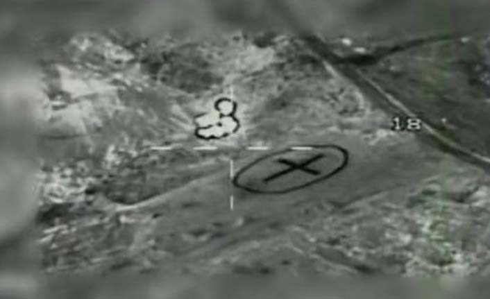 F-16'lardan gece atışlarında tam isabet