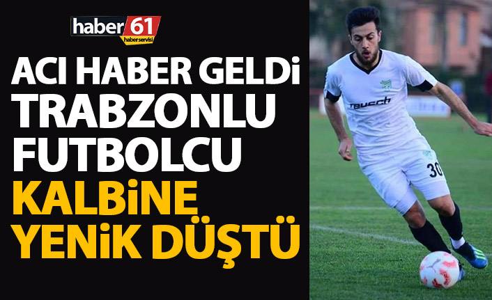 Trabzonlu futbolcu kalbine yenik düştü