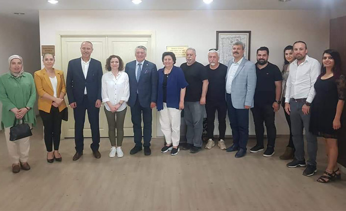 Örs'ten Harita ve Kadastro Mühendisleri Odası'na ziyaret