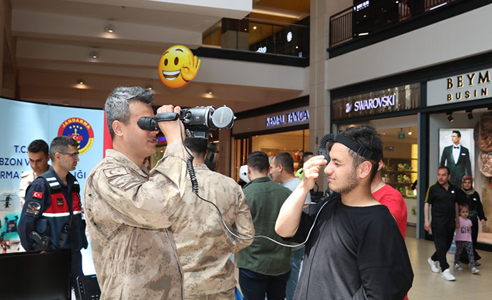 Trabzon'da Jandarma'nın etkinliği büyük ilgi gördü
