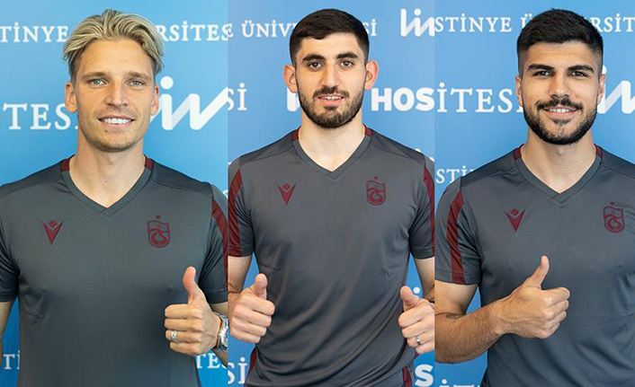 Trabzonspor'un yeni transferleri sağlık kontrolünden geçti