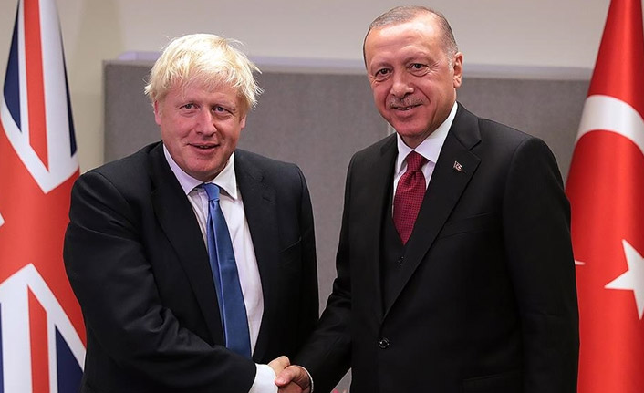 Cumhurbaşkanı Erdoğan Johnson ile görüştü