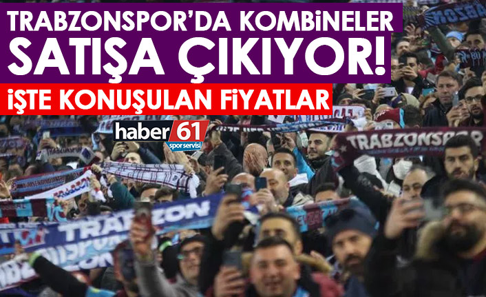 Trabzonspor’da kombineler satışa çıkıyor! İşte konuşulan fiyatlar!