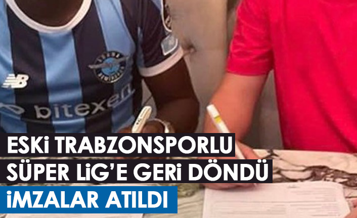Eski Trabzonsporlu Süper Lig'e geri döndü! İmzalar atıldı