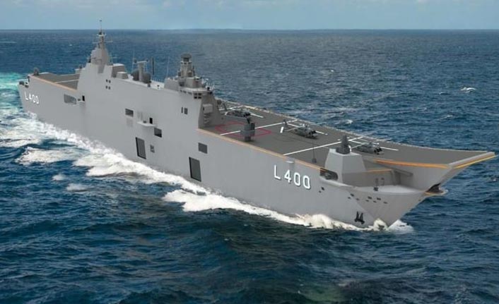 TCG Anadolu'da deniz kabul testlerine başlandı