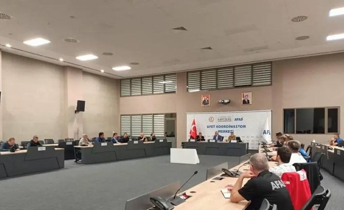 Beklenen yağış öncesi kriz masası oluşturuldu