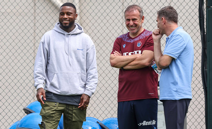 Trabzonspor’da Denswil imza sonrası kampa katıldı