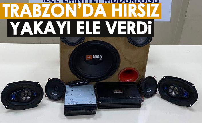 Trabzon'da otomobil Parçası çalan hırsız yakalandı