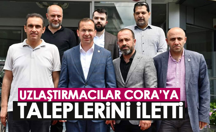 Trabzon uzlaştırmacılar derneği Salih Cora’ya taleplerini iletti