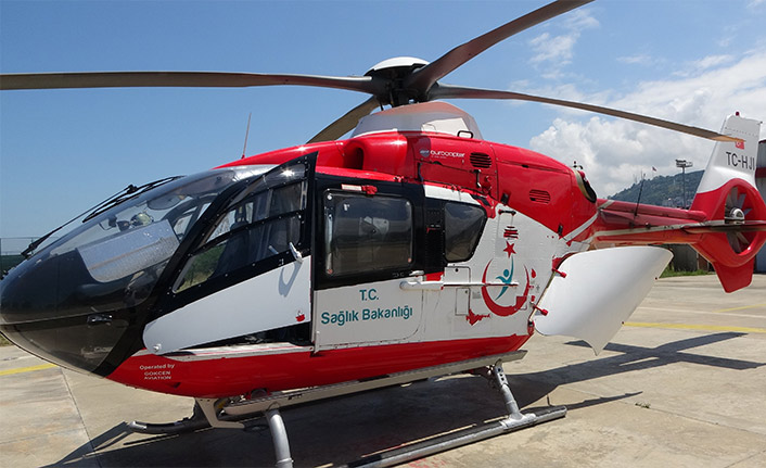 Helikopter ambulansın en yoğun zamanları, yaz mevsimi