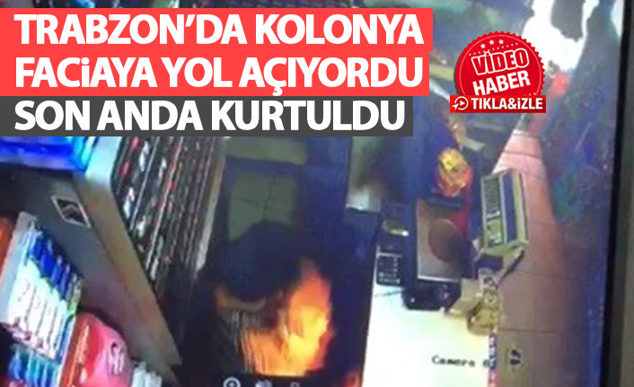 Trabzon'da kolonya faciaya yol açıyordu! Son anda kurtuldu