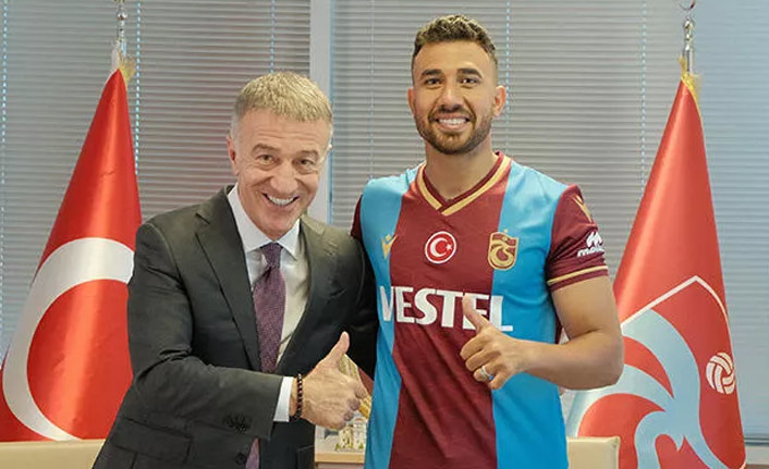 Trabzonspor'un yeni transferi antrenmana katıldı