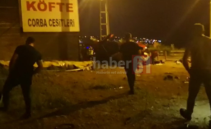 Trabzon'da kaza! Motor araçtan 10 metre ileri fırladı