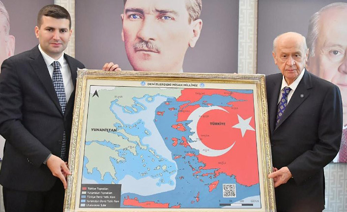 Bahçeli’nin fotoğrafı Yunanistan'da kriz yarattı!