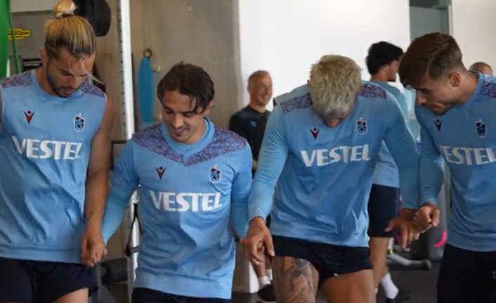 Trabzonspor’da horonlu antrenman