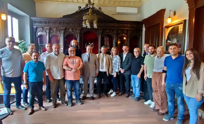 Trabzon Gazeteciler Cemiyeti'nde bayramlaşma töreni