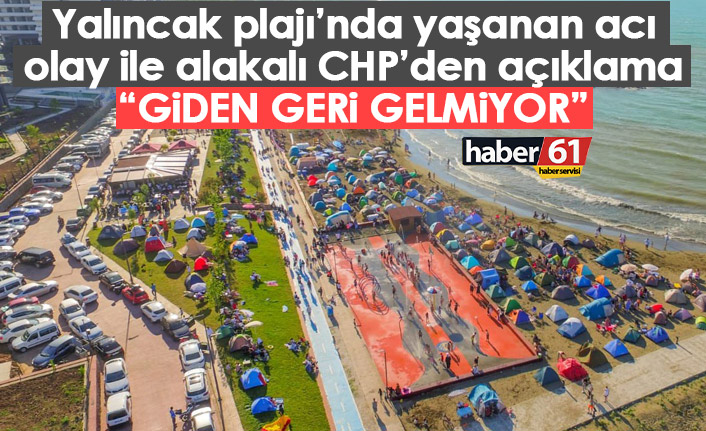 Hacısalihoğlu’ndan Yalıncak plajı açıklaması: Giden geri gelmiyor!