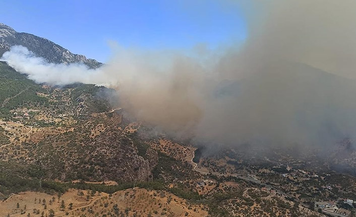 Datça'da orman yangını