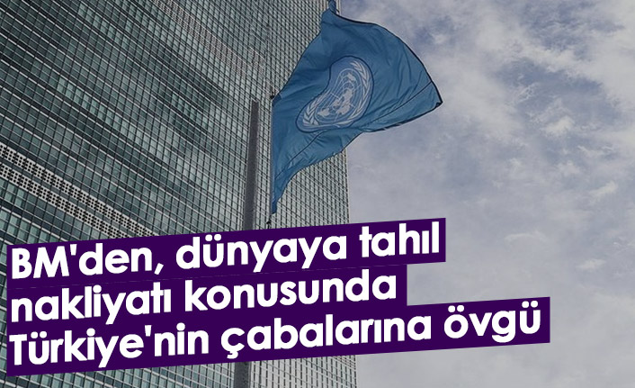 BM'den, Karadeniz'den dünyaya tahıl nakliyatı konusunda Türkiye'nin çabalarına övgü