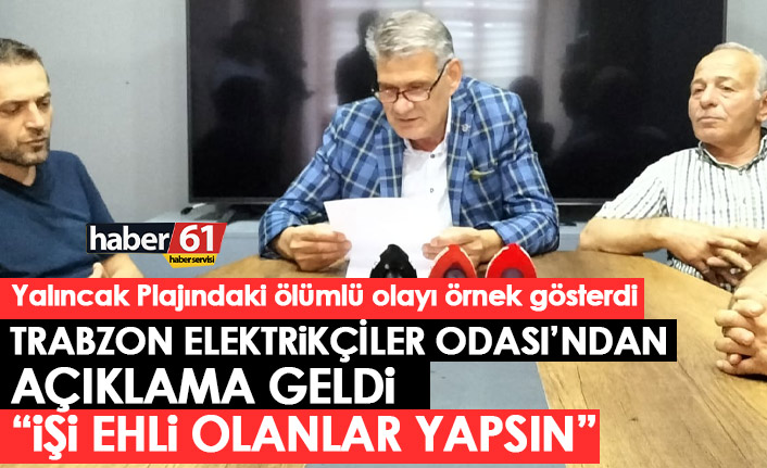 Yalıncak plajında yaşanan olay sonrası Elektrik Odası'ndan açıklama: İş ehli olanlar tarafından yapılsın!