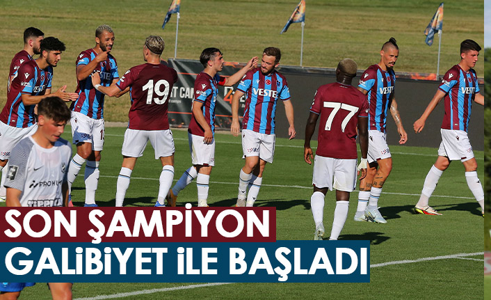 Trabzonspor ilk hazırlık maçında galip