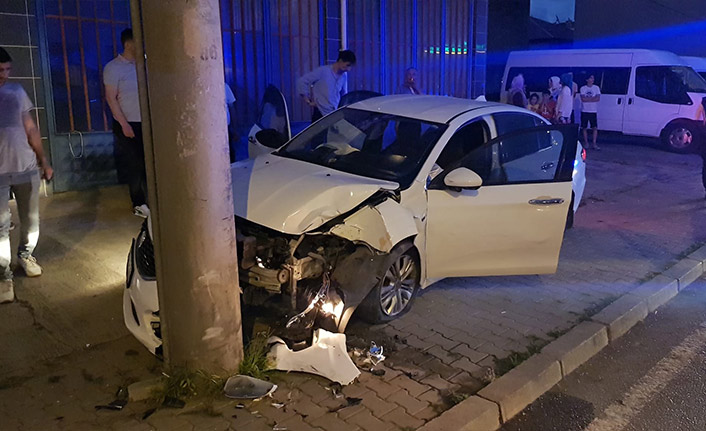 Samsun’un Terme ilçesinde iki araç çarpıştı: 1 yaralı