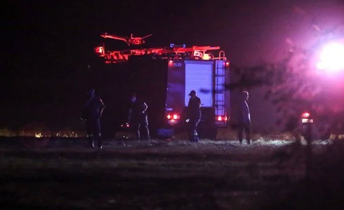 Tehlikeli madde taşıyan uçak Yunanistan'da düştü