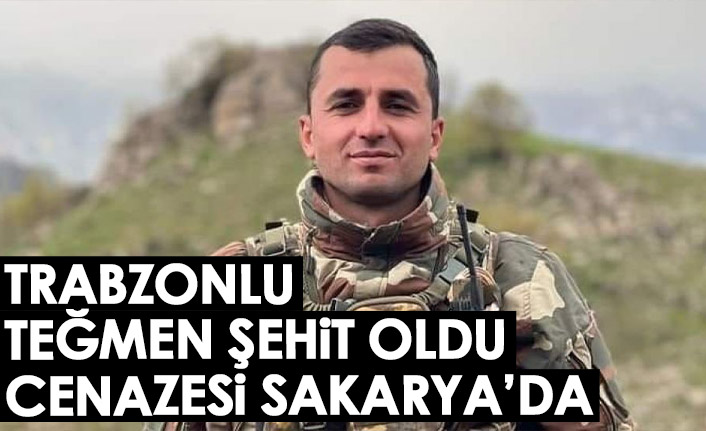 Trabzonlu teğmen şehit oldu! Sakarya'da toprağa verilecek