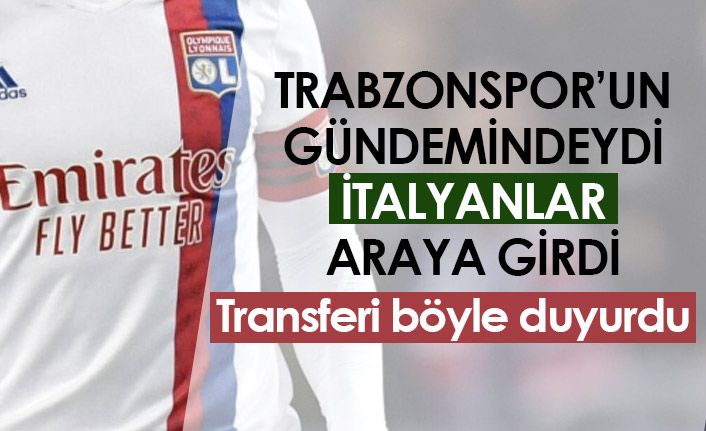 Trabzonspor’a transferde İtalyan rakip