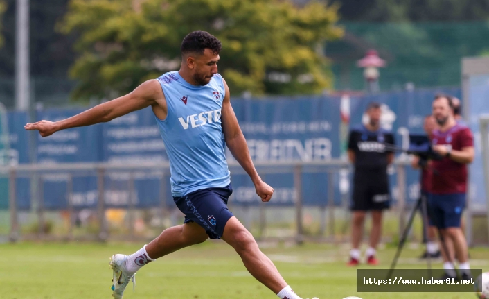 Trabzonspor'da sabah antrenmanı tamamlandı
