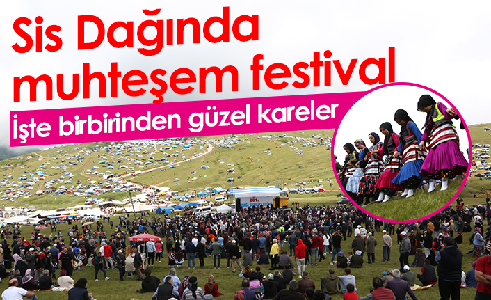 Trabzon Sis Dağında muhteşem festival