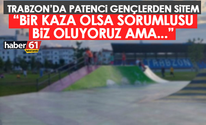 Trabzon'da patenci gençlerlerden