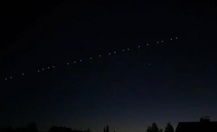 Starlink uyduları Türkiye semalarında