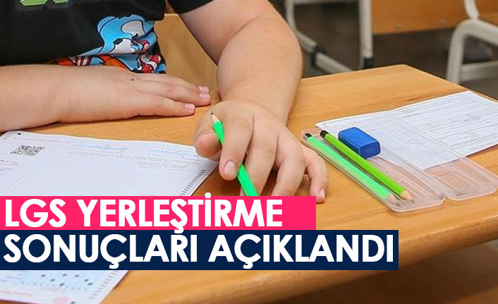 Milli Eğitim Bakanlığı LGS yerleştirme sonuçlarını açıkladı. 18 Ocak 2023