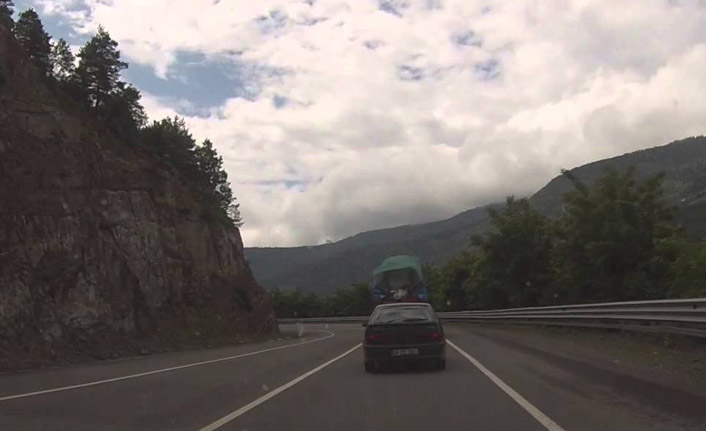 Hopa-Borçka-Artvin yolunda çalışma! 26.07.2022