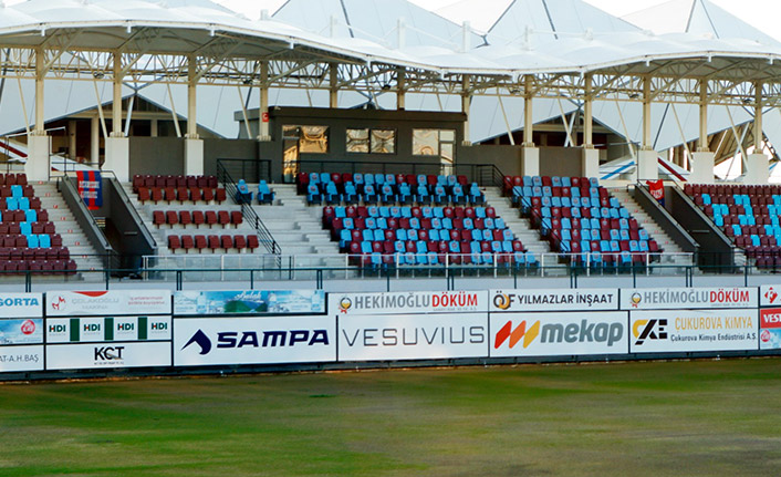 Ortahisar Yavuz Selim Stadı'nda çalışma