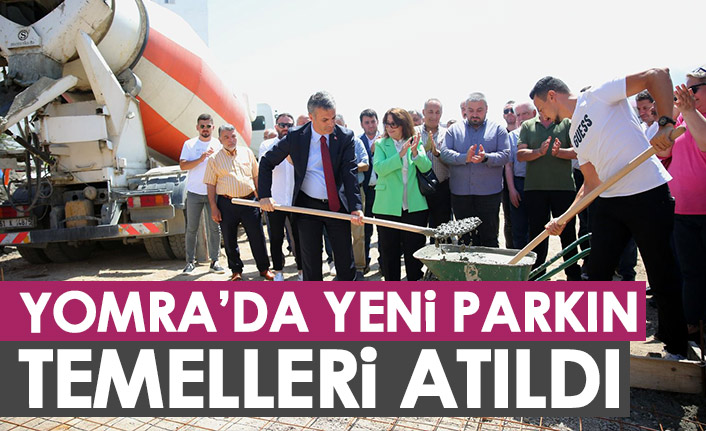 Yomra'da Mustafa çam parkı temelleri atıldı