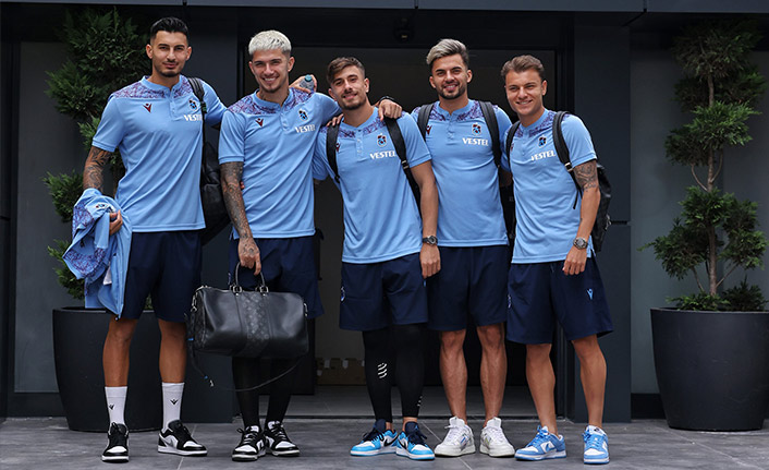 Trabzonspor final için İstanbul’a uçtu!
