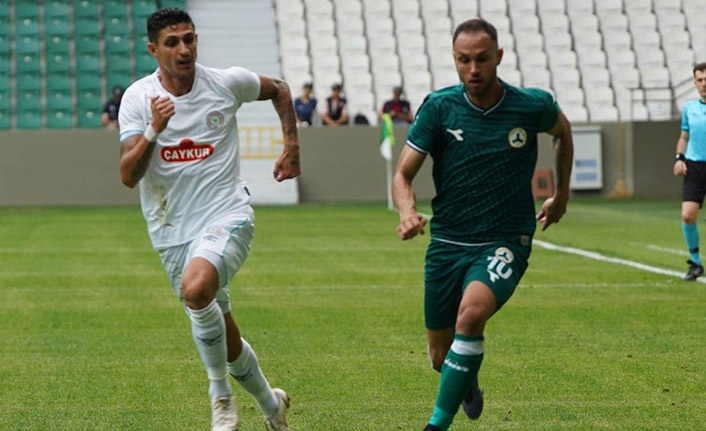 Karadeniz ekiplerinin hazırlık karşılaşmasından galip ayrılan Çaykur Rizespor oldu