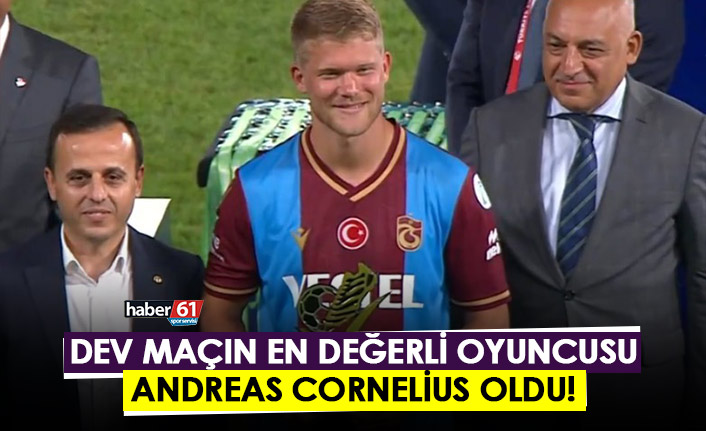 Maçın en değerli oyuncusu Cornelius oldu!