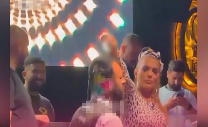 Şampanyayı beğenmeyince bakın ne yaptı